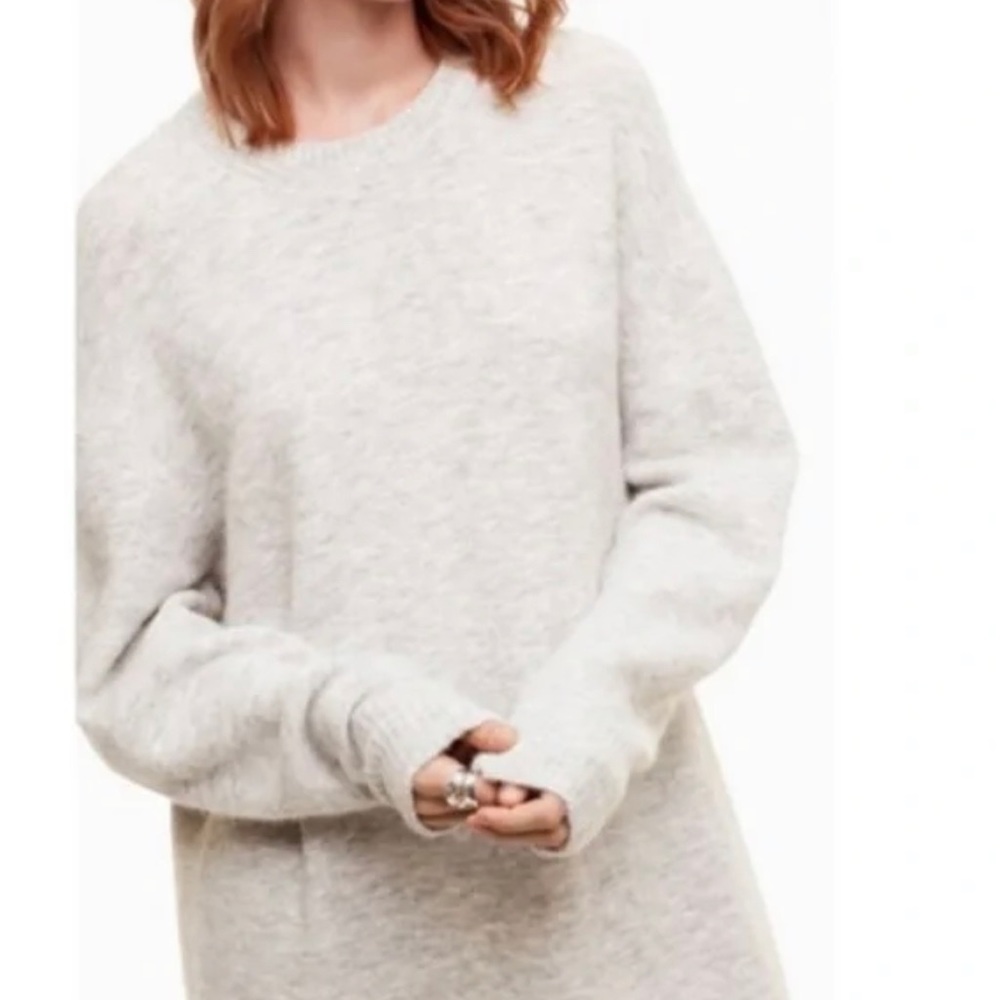 Aritzia Wilfred Free Cipriana Alpaca Wool Blend Sweater Dress Size 1/S